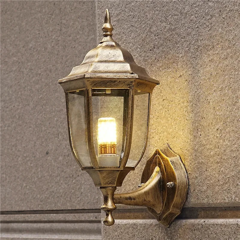 Luminária de parede externa à prova d'água