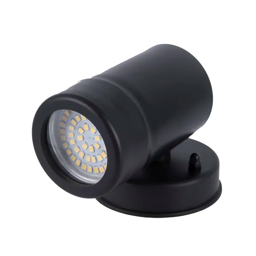 Outdoor Wall Lamp with GU10 Light - High-Quality Garden Decoration - Energy-Efficient LED with Power Supply Waterproof