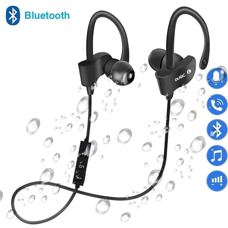 Fones de ouvido sem fio Bluetooth 4.1